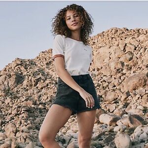 RIDERS - Black Wash Vintage Shorts